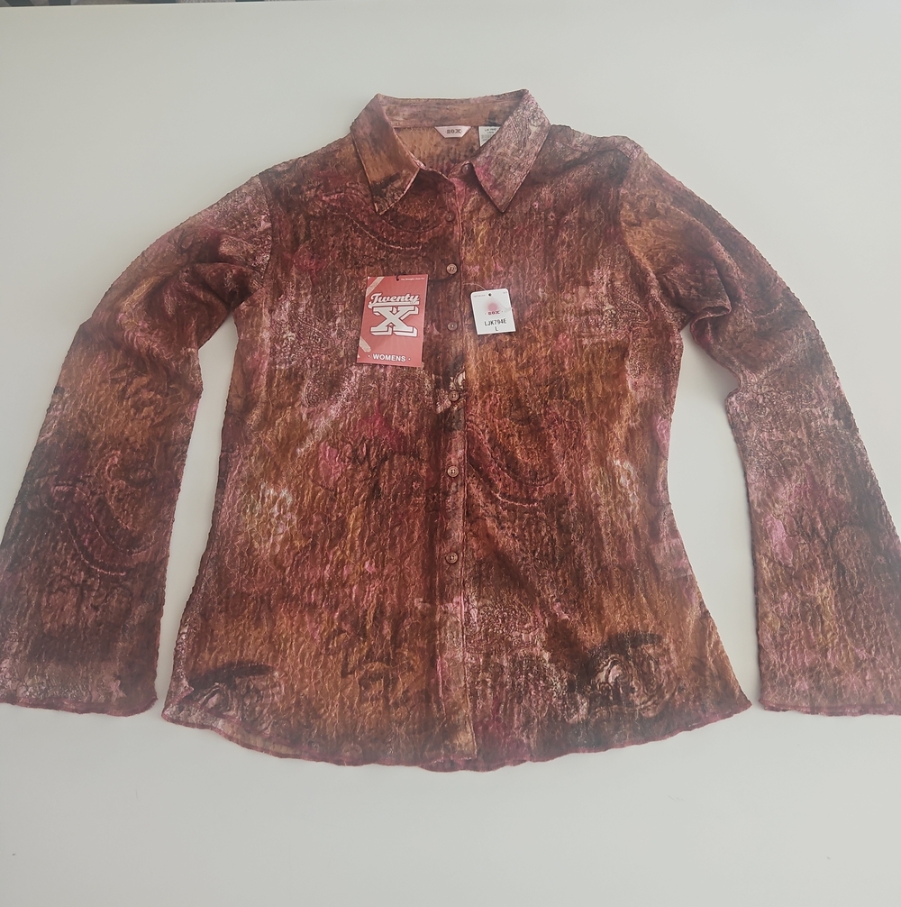 Twenty X Women’s Long Sleeve Button-Down Shirt